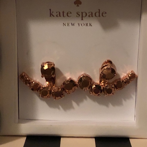 ♠️ New Kate Spade Earrings + Box & Dust Bag ♠️ - Picture 4 of 4